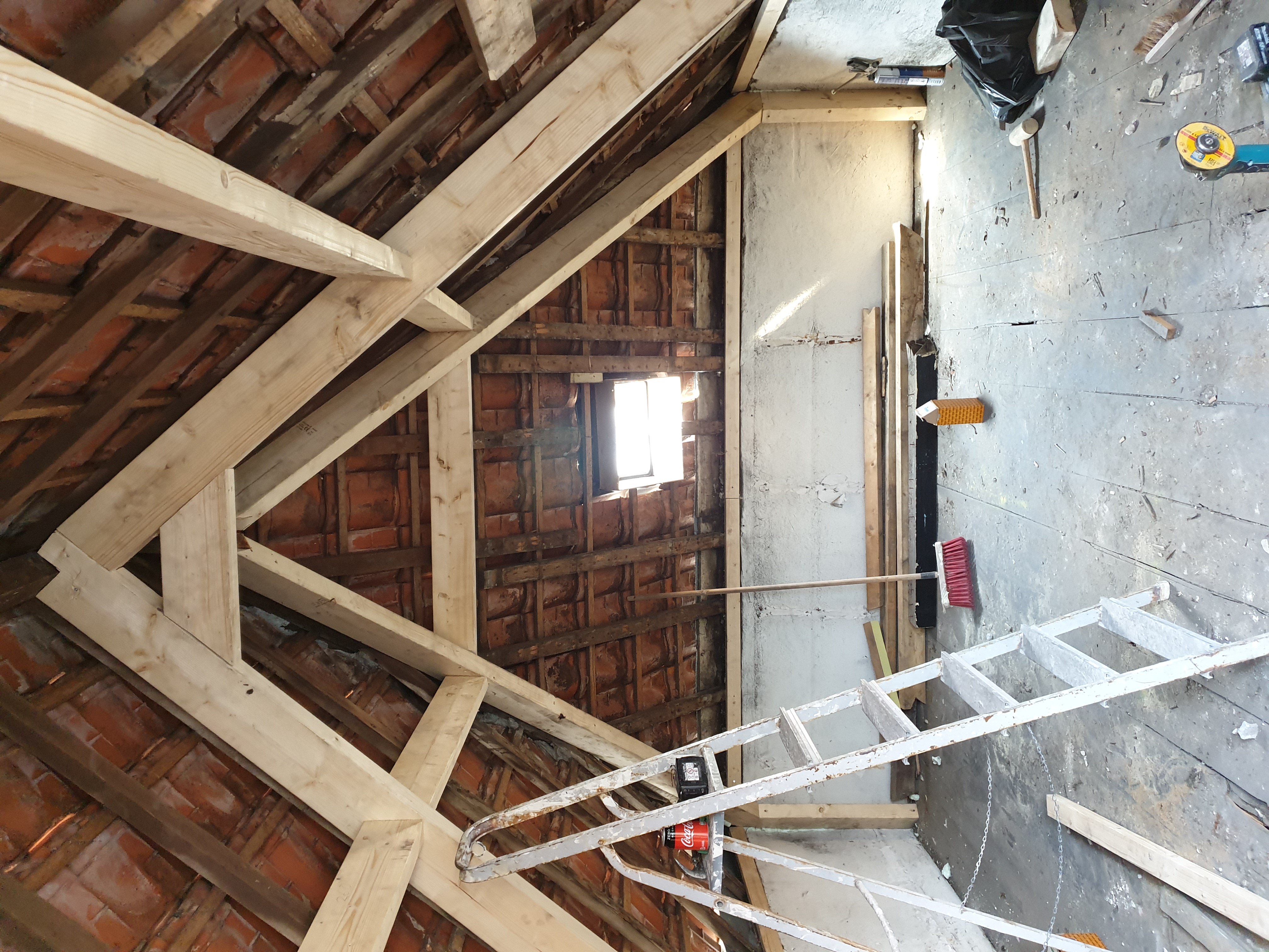 Uitbouw met staalconstructie en renovatie van de dakconstructie – Assendelftstraat, Den Haag – Tijdens en impressie 6