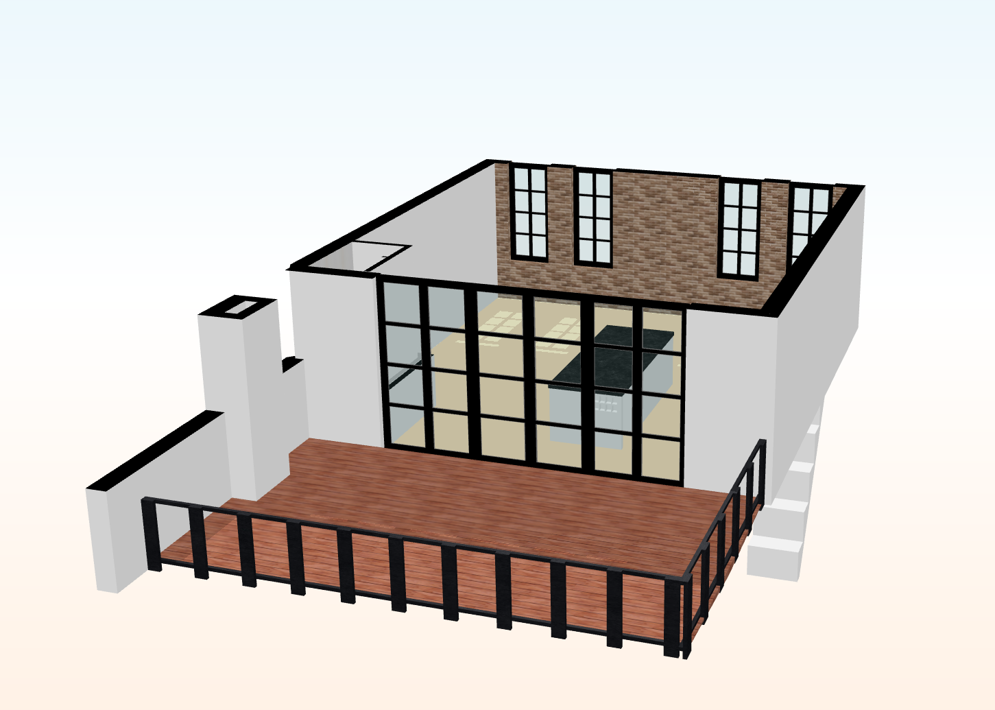 Renovatie en dakopbouw – Gevers Deynootstraat, Den Haag – Details & plattegronden 1