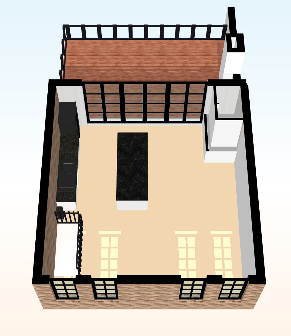 Renovatie en dakopbouw – Gevers Deynootstraat, Den Haag – Details & plattegronden 2