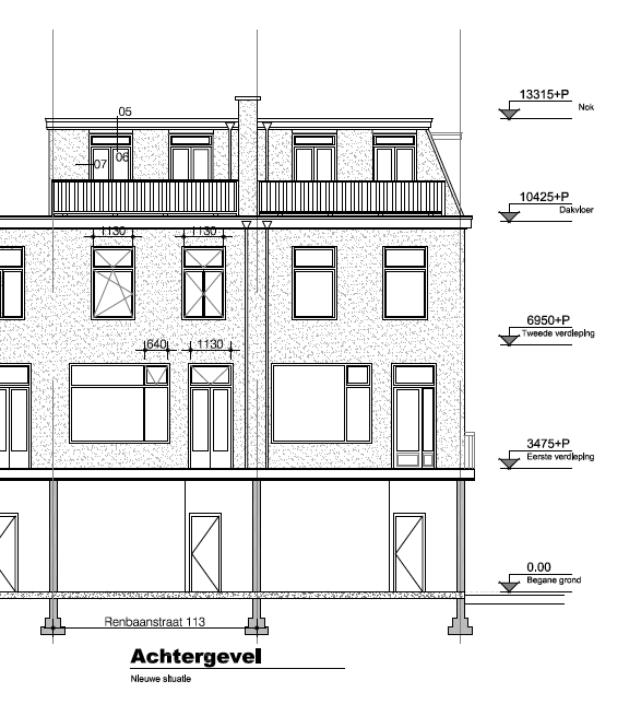 Complete renovatie met dakopbouw – Renbaanstraat, Den Haag – Details & plattegronden 5