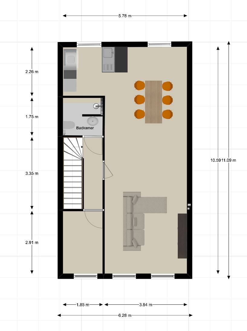 Complete renovatie met dakopbouw – Renbaanstraat, Den Haag – Details & plattegronden 4