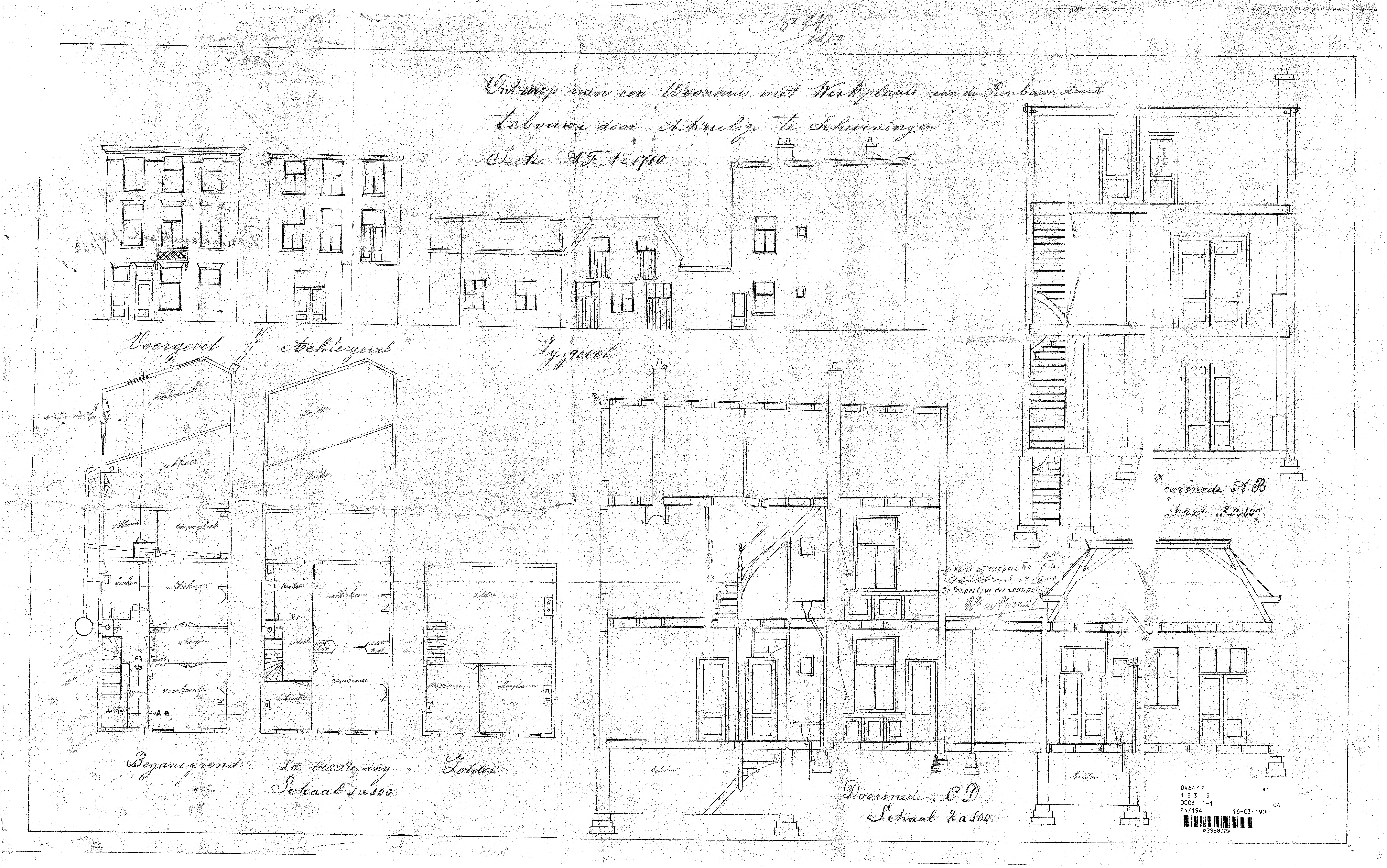 Complete renovatie met dakopbouw – Renbaanstraat, Den Haag – Details & plattegronden 8