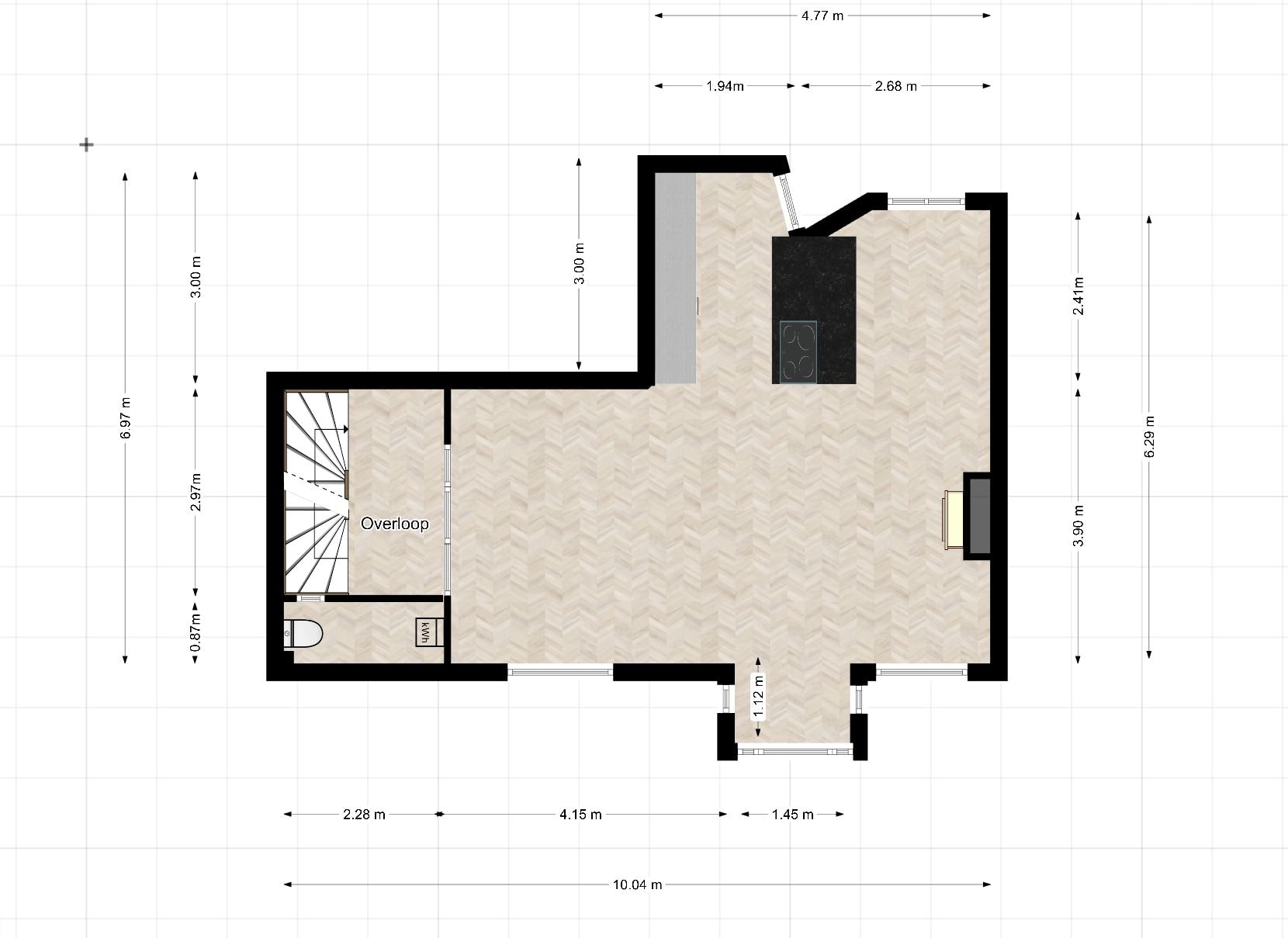 Totale renovatie en plaatsen opbouw – Van Tuyllstraat, Den Haag – Details & plattegronden 1