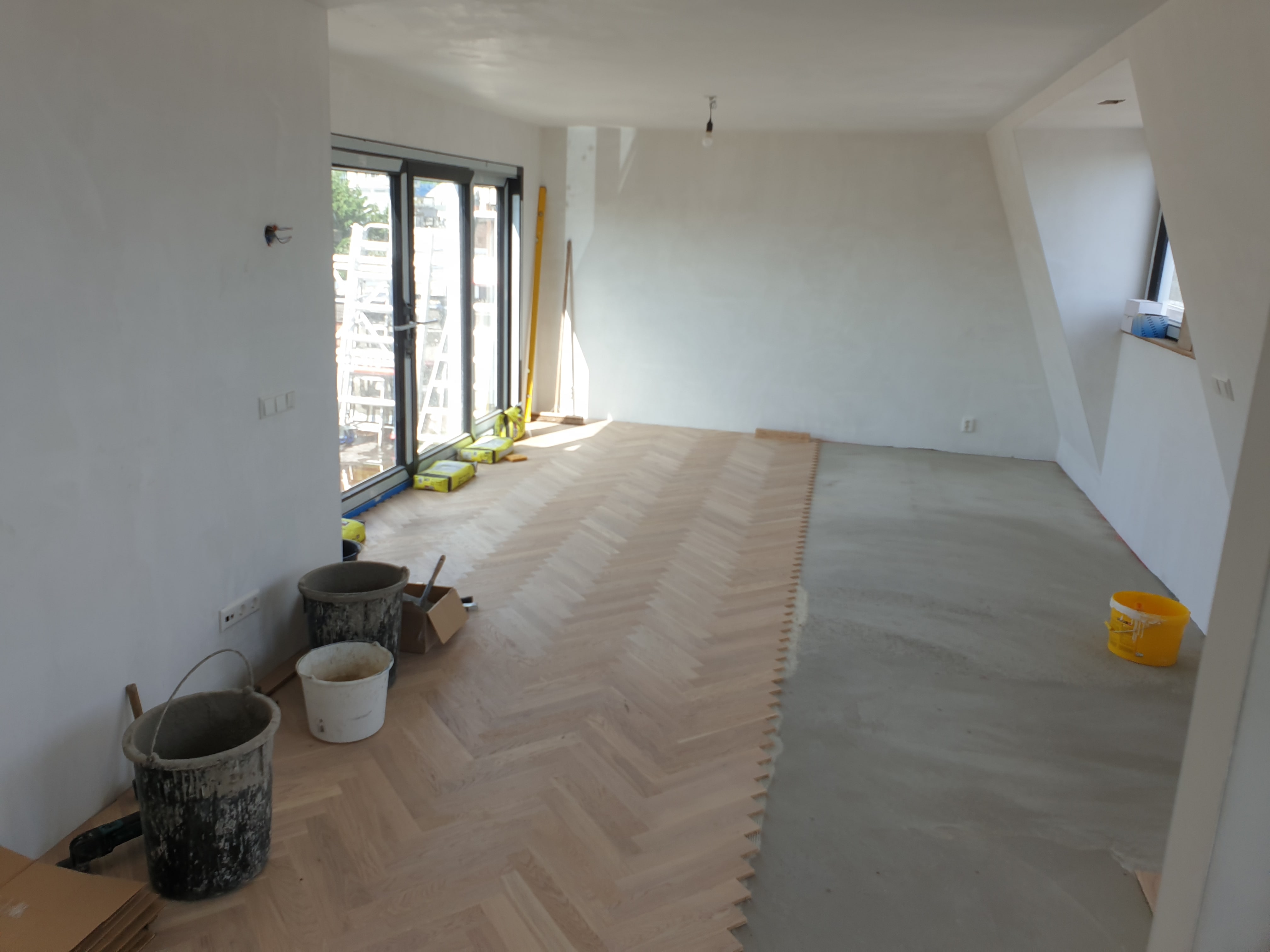 Totale renovatie en plaatsen opbouw – Van Tuyllstraat, Den Haag – Tijdens en impressie 18