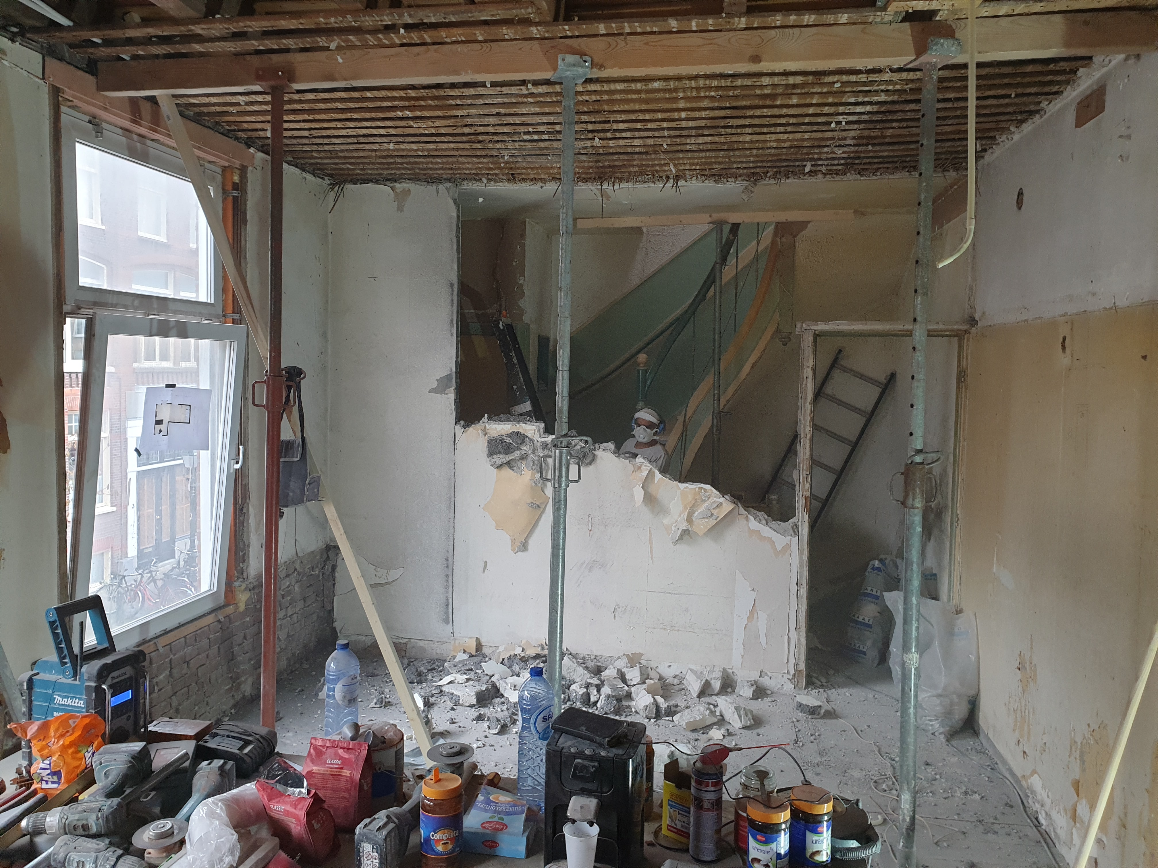 Totale renovatie en plaatsen opbouw – Van Tuyllstraat, Den Haag – Tijdens en impressie 30